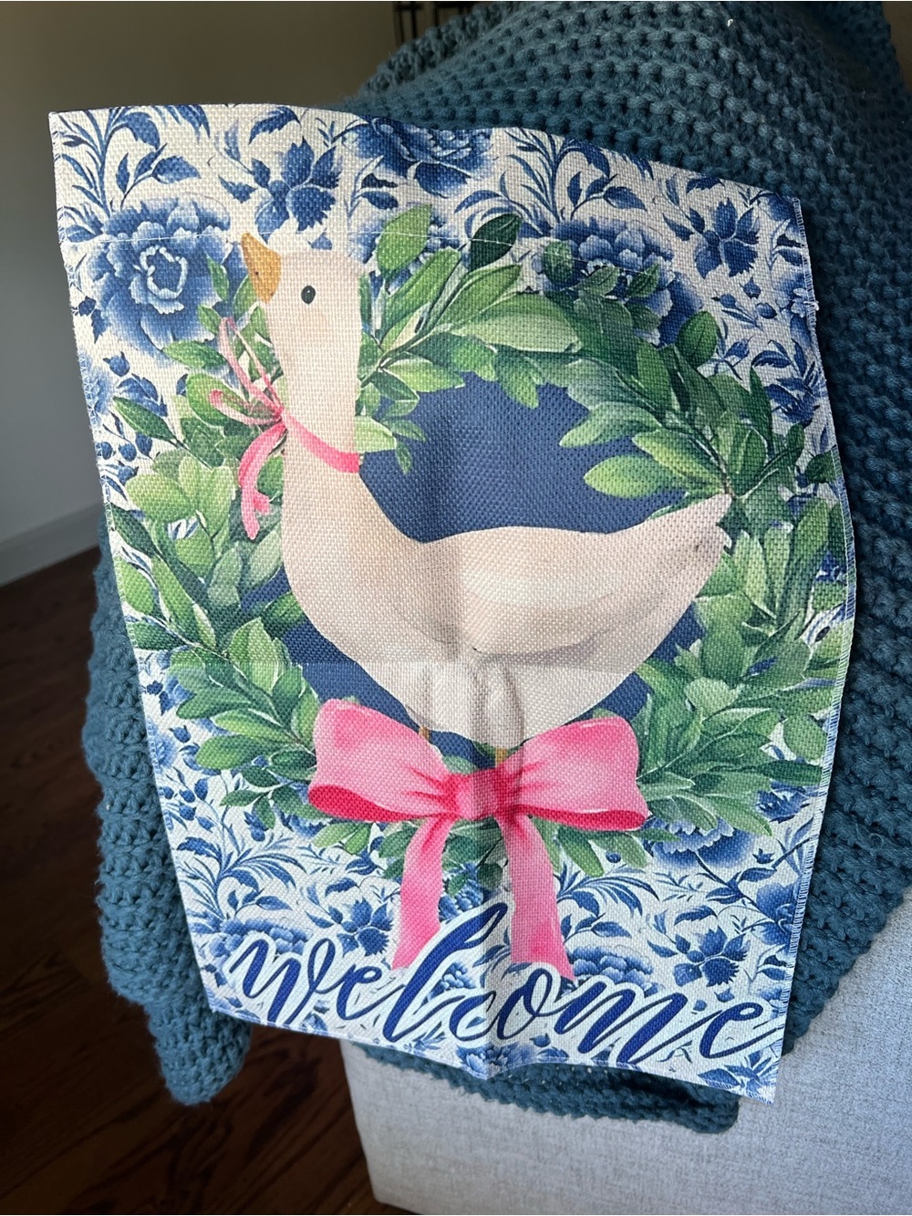 Welcome Goose Garden Flag
